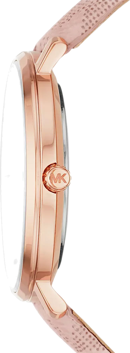 Michael Kors Pyper Quartz White Dial Pink Leather Strap Watch For Women - MK2859