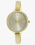 Michael Kors Jaryn Quartz Gold Dial Gold Steel Strap Watch For Women - MK3784