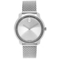 Movado Bold Silver Dial Silver Mesh Bracelet Watch For Women - 3600241