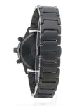 Emporio Armani Mario Chronograph Black Dial Black Steel Strap Watch For Men - AR11242