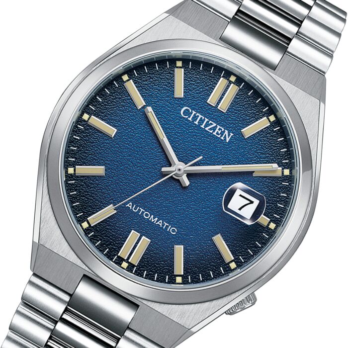 Citizen Tsuyosa Automatic Dark Blue Dial Silver Steel Strap Watch For Men - NJ0151-88L