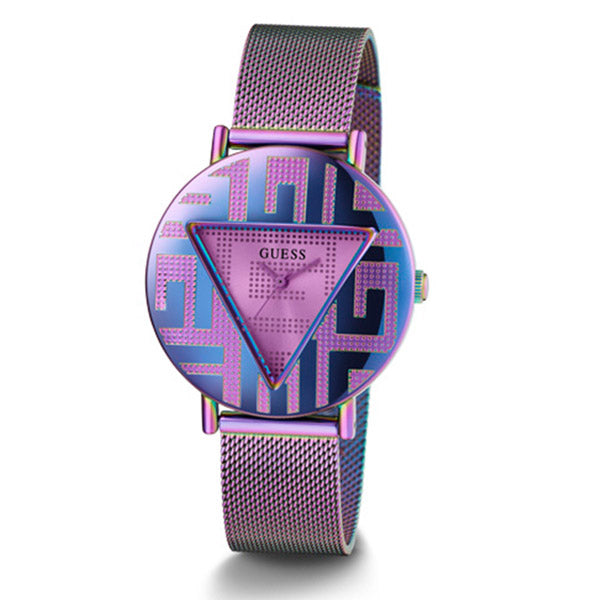 Guess Iconic Quartz Multicolor Dial Multicolor Mesh Bracelet Watch For Women - GW0479L1