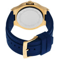 Michael Kors Lennox Three Hand White Dial Blue Silicone Strap Watch For Women - MK7333