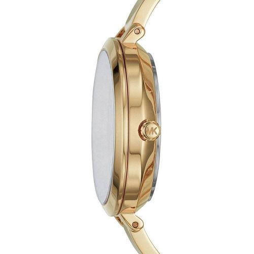 Michael Kors Jaryn Analog Quartz Gold Dial Gold Steel Strap Watch For Women - MK3546