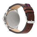 Tommy Hilfiger Dean Multifunctional Blue Dial Brown Leather Strap Watch for Men - 1791275