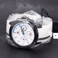 Tommy Hilfiger Aiden Chronograph White Dial White Rubber Strap Watch For Men - 1791862