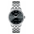 Mido Baroncelli Ii Automatic Black Dial Silver Steel Strap Watch For Men - M8600.4.18.1