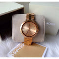 Michael Kors Garner Quartz Rose Gold Dial Rose Gold Steel Strap Watch For Women - MK6409