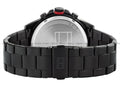 Tommy Hilfiger Blaze Chronograph Black Dial Black Steel Strap Watch For Men - 1792030