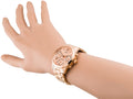 Guess Mini Sunrise Chronograph Quartz Rose Gold Dial Rose Gold Steel Strap Watch For Women - W0448L3