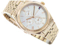 Tommy Hilfiger Monica Quartz White Dial Gold Steel Strap Watch For Women - 1782593