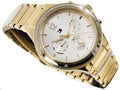 Tommy Hilfiger Eve Chronograph Quartz White Dial Gold Steel Strap Watch For Women - 1782278