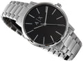 Armani Exchange Cayde Analog Black Dial Silver Steel Strap Watch For Men - AX2700