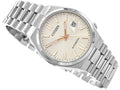 Citizen Tsuyosa Automatic Oatmeal White Dial Silver Steel Strap Watch For Men - NJ0151-88W