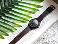 Emporio Armani Paolo Chronograph Black Dial Brown Leather Strap Watch For Men - AR11549