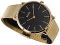 Hugo Boss Horizon Quartz Black Dial Gold Mesh Bracelet Watch For Men - 1513735