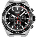 Hugo Boss Energy Chronograph Black Dial Black Silicon Strap Watch For Men - 1513969