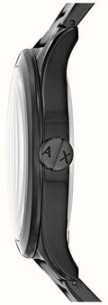 Armani Exchange Nico Analog Black Dial Black Steel Strap Watch For Men - AX7102