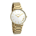 Coach Perry White Dial Gold Steel Strap Watch for Women - 14503345