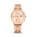 Tommy Hilfiger Carly Rose Gold Dial Rose Gold Stainless Steel Strap Watch for Women - 1781788