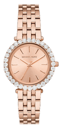 Michael Kors Darci Quartz Rose Gold Dial Rose Gold Steel Strap Watch For Women - MK4514