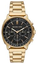Michael Kors Sullivan Quartz Black Dial Gold Steel Strap Watch For Men - MK8969