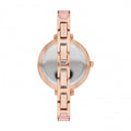 Michael Kors Jaryn Analog Gold Dial Pink Steel Strap Watch For Women - MK4343