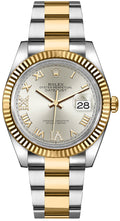 Rolex Datejust 36 Silver Dial Two Tone Steel Yellow Gold Strap Watch for Women - M126233-0032