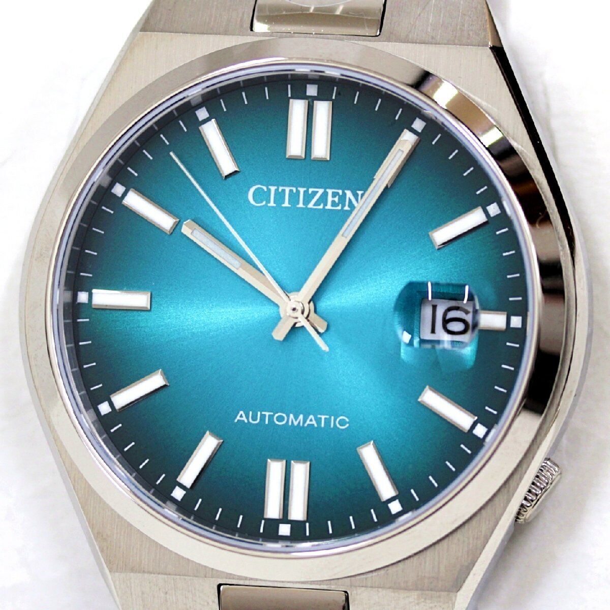 Citizen Tsuyosa Automatic Blue Dial Silver Steel Strap Watch For Men - NJ0151-88X