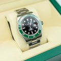 Rolex Submariner Date Oyster Black Dial Oystersteel Silver Steel Strap Watch for Men - M126610LV-0002