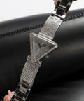 Guess Fame Quartz Crystals Silver Dial Silver Steel Strap Watch For Women - GW0644L1