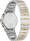 Versace Hellenyium Quartz Green Dial Silver Steel Strap Watch For Men - VEVK00420