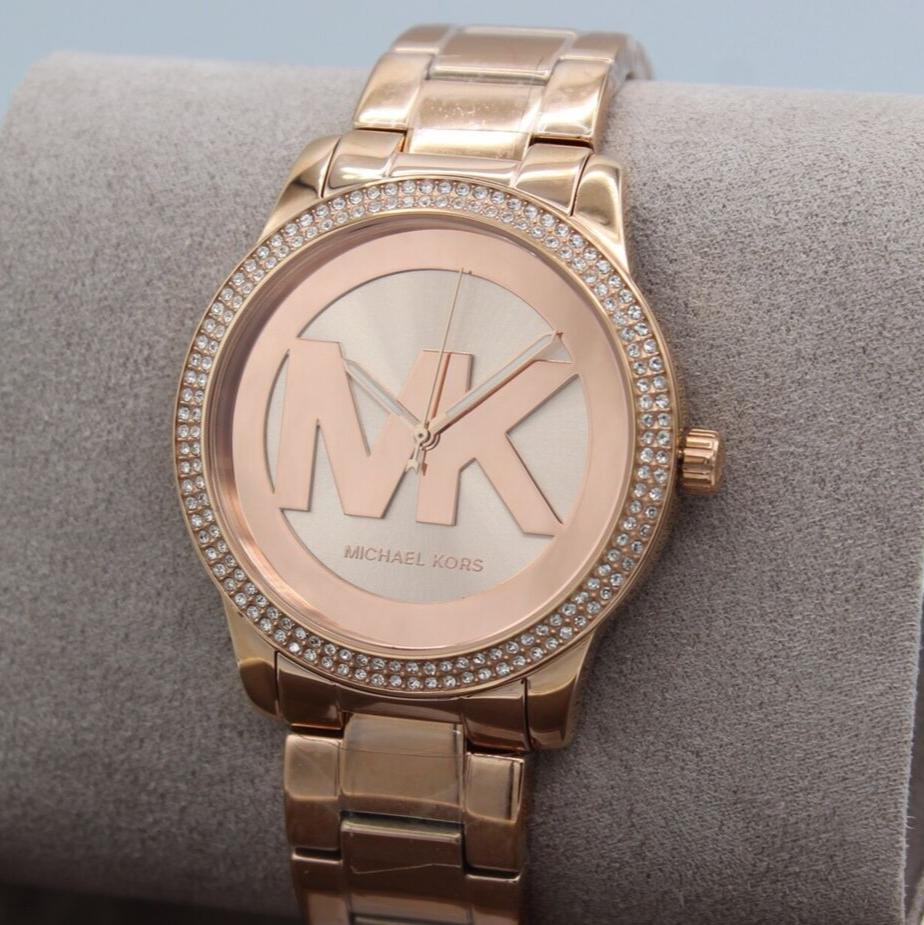 Michael Kors Tibby Quartz Rose Gold Dial Rose Gold Steel Strap Watch For Women - MK6880