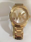 Michael Kors Janelle Gold Dial Gold Steel Strap Watch For Women - MK7086