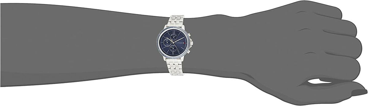 Tommy Hilfiger Casual Quartz Blue Dial Silver Steel Strap Watch For Women - 1782188