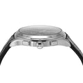 Emporio Armani Paolo Chronograph Black Dial Black Leather Strap Watch For Men - AR11530