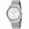 Movado Bold Silver Dial Silver Mesh Bracelet Watch For Women - 3600241