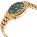 Citizen Tsuyosa Automatic Green Dial Gold Steel Strap Watch For Men - NJ0152-51X