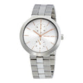 Michael Kors Garner Analog Silver Dial Silver Steel Strap Watch For Women - MK6407