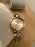 Michael Kors Garner Quartz Rose Gold Dial Rose Gold Steel Strap Watch For Women - MK6409