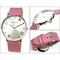 Coach Perry White Dial Pink Leather Strap Watch for Women - 14503243