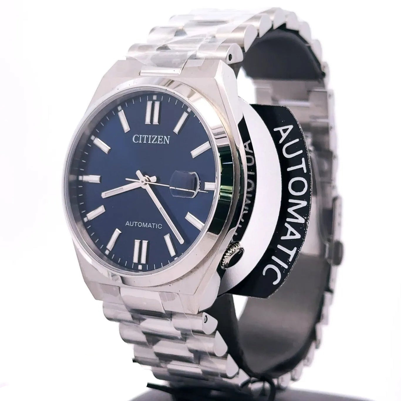 Citizen Tsuyosa Automatic Blue Dial Silver Steel Strap Watch For Men - NJ0150-81L