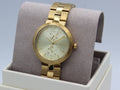 Michael Kors Garner Quartz Gold Dial Gold Steel Strap Watch For Women - MK6408