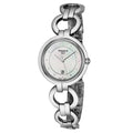 Tissot T Trend Flamingo Mother of Pearl White Dial Silver Steel Strap Watch for Women - T094.210.11.116.00