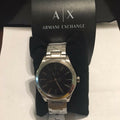 Armani Exchange Nico Analog Black Dial Silver Steel Strap Watch For Men - AX2320