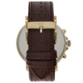 Tommy Hilfiger Daniel Blue Dial Brown Leather Strap Watch for Men - 1710380