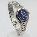 Tag Heuer Aquaracer Blue Dial Silver Steel Strap Watch for Women - WBD1412.BA0741