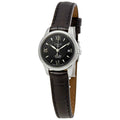 Tissot Le Locle Automatic Black Dial Black Leather Strap Watch for Women - T41.1.123.57