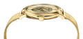 Versace V Circle Quartz Gold Dial Gold Mesh Bracelet Watch For Men - VBQ070017