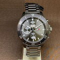 Tommy Hilfiger Larson Chronograph Grey Dial Silver Steel Strap Watch For Men - 1791918